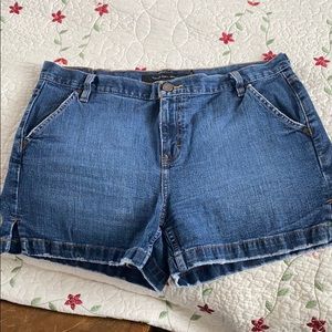 Calvin Klein high waist denim shorts sz 12